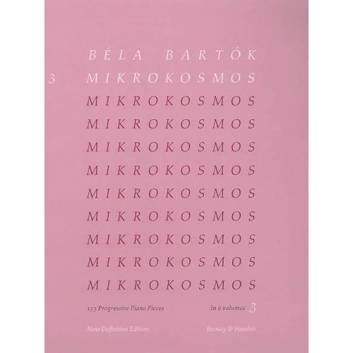 BARTOK BELA - MIKROKOSMOS VOL.3 - PIANO