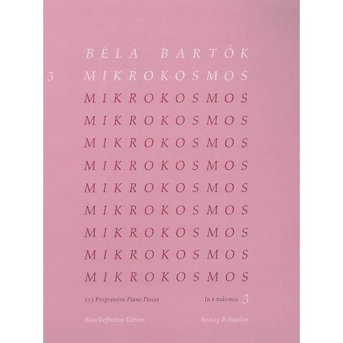 BARTOK BELA - MIKROKOSMOS VOL.3 - PIANO