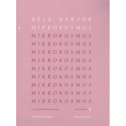 BARTOK BELA - MIKROKOSMOS VOL.4 - PIANO