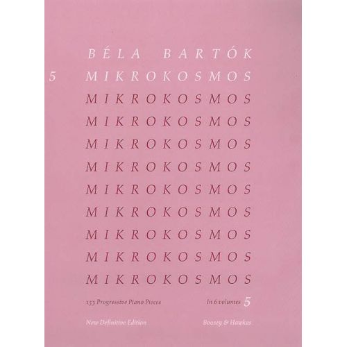 BARTOK BELA - MIKROKOSMOS VOL.5 - PIANO