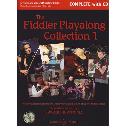 BOOSEY & HAWKES THE FIDDLER PLAYALONG COLLECTION + CD - VIOLON