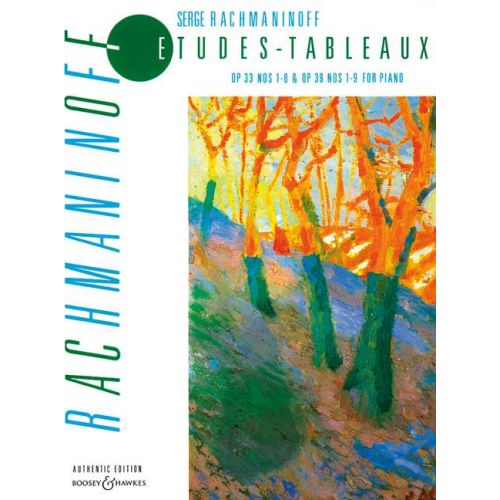 BOOSEY & HAWKES RACHMANINOFF SERGE - ETUDES-TABLEAUX OP 33 N° 1-8, OP 39 N° 1-9 POUR PIANO