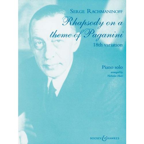 RACHMANINOFF S. - RHAPSODY ON A THEME OF PAGANINI OP. 43 - PIANO 