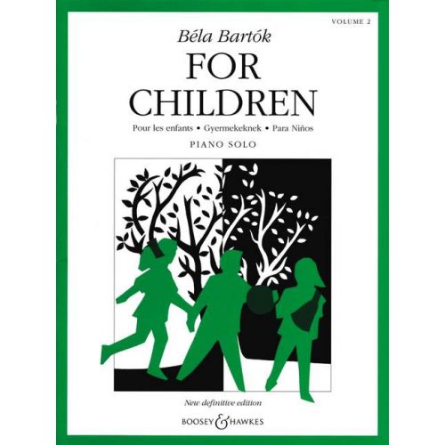BARTOK BELA - FOR CHILDREN VOL.2 - PIANO