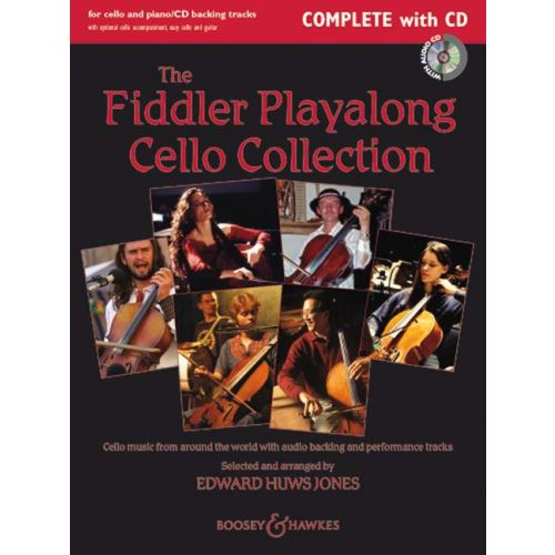 THE FIDDLER PLAYALONG CELLO COLLECTION + CD - CELLO AND PIANO, GUITAR AD LIB.