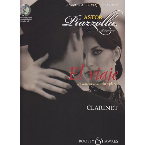  Piazzolla Astor - El Viaje + Cd - Clarinette, Piano
