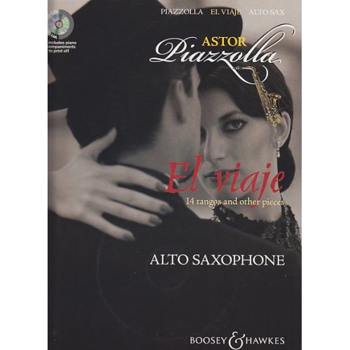  Piazzolla Astor - El Viaje + Cd - Saxophone, Piano