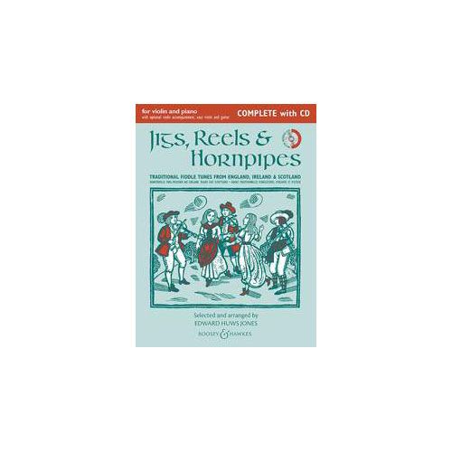 HUWS JONES EDWARD - JIGS, REELS & HORNPIPES (NEW EDITION) - VIOLIN AND PIANO, GUITAR AD LIB.
