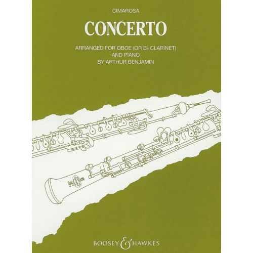 BOOSEY & HAWKES CIMAROSA DOMENICO - CONCERTO FOR OBOE AND STRINGS - OBOE AND STRINGS