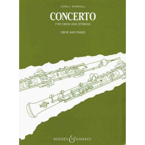 BOOSEY & HAWKES CORELLI A. - CONCERTO POUR HAUTBOIS ET CORDES - HAUTBOIS ET PIANO