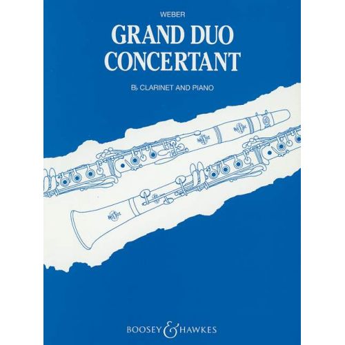WEBER CARL MARIA VON - GRAND DUO CONCERTANTE OP. 48 - CLARINET AND PIANO