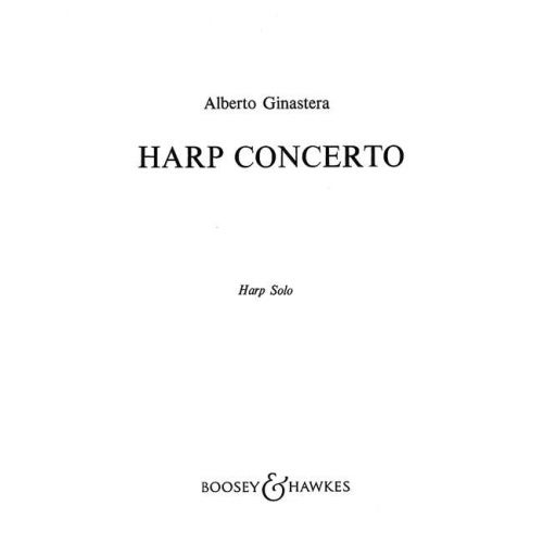 BOOSEY & HAWKES GINASTERA ALBERTO - HARP CONCERTO OP. 25 - HARP AND ORCHESTRA