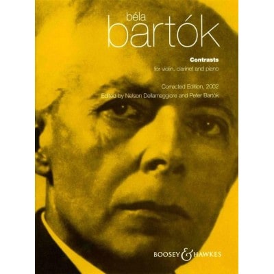 BARTOK BELA - CONTRASTS - VIOLIN, CLARINET AND PIANO