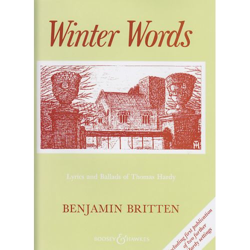 BOOSEY & HAWKES BRITTEN BENJAMIN - WINTER WORDS
