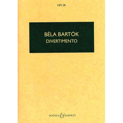 BARTOK BELA - DIVERTIMENTO - STRING ORCHESTRA
