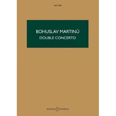 MARTINU BOHUSLAV - DOUBLE CONCERTO - CONDUCTEUR