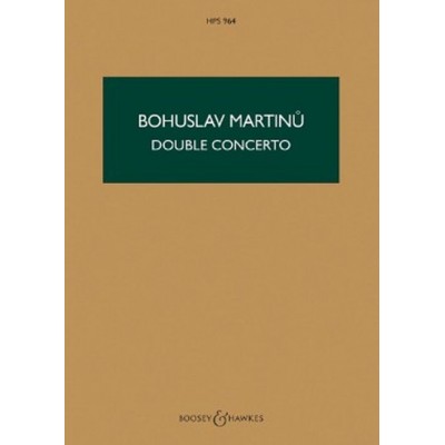 MARTINU BOHUSLAV - DOUBLE CONCERTO - CONDUCTEUR