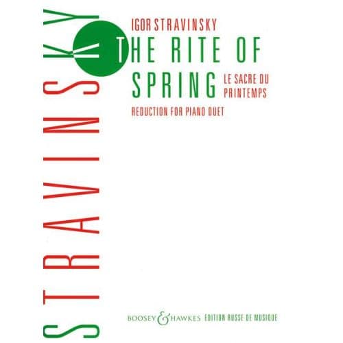 STRAVINSKY IGOR - THE RITE OF SPRING - REDUCTION PIANO