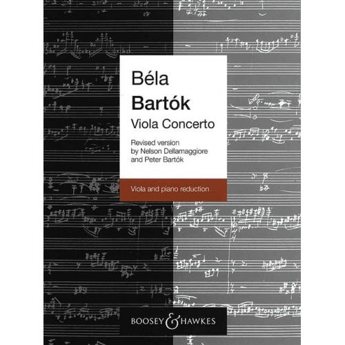 BARTOK BELA - VIOLA CONCERTO OP. POSTH. - VIOLA AND ORCHESTRA
