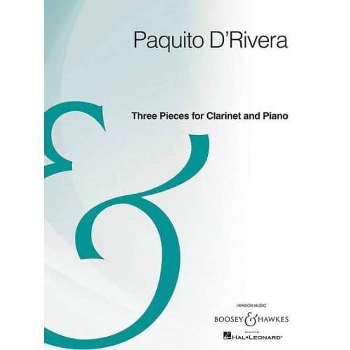 D'RIVERA P. - THREE PIECES FOR CLARINET AND PIANO - CLARINETTE