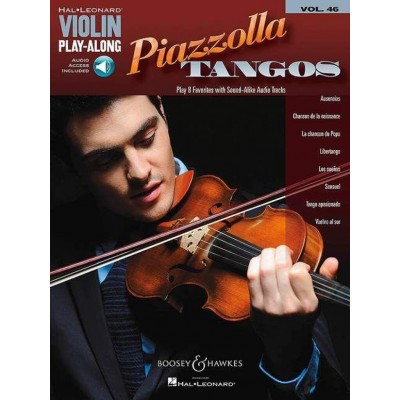 BOOSEY & HAWKES Piazzolla Tangos - Violin Play Along Vol.46