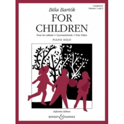 BARTOK BELA - FOR CHILDREN VOL.1 & 2 - PIANO