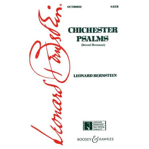 BOOSEY & HAWKES BERNSTEIN LEONARD - CHICHESTER PSALMS TEIL 2