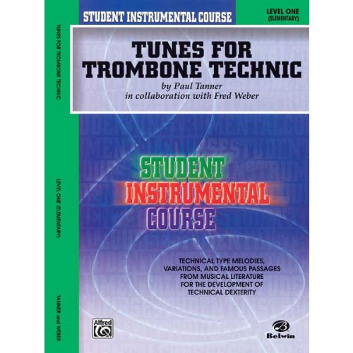 ALFRED PUBLISHING TUNES FOR TECHNIC 1 - TROMBONE