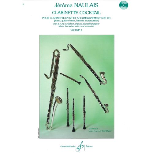 NAULAIS JEROME - CLARINETTE COCKTAIL VOL.2 + CD 