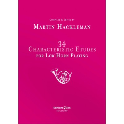 BIM Hackleman M. - 34 Characteristic Etudes For Low Horn Playing