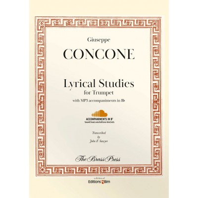 BIM CONCONE G. - LYRICAL STUDIES - TROMPETTE