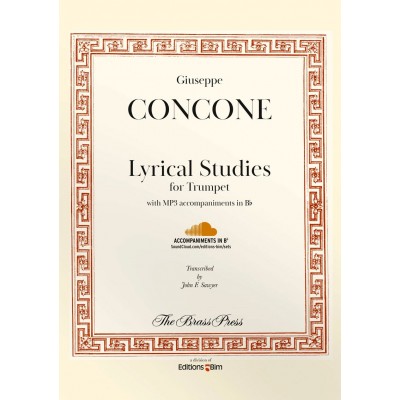 CONCONE G. - LYRICAL STUDIES