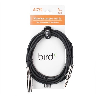 BIRD INSTRUMENTS AC70 - STEREO HEADPHONE EXTENSION - 10FT