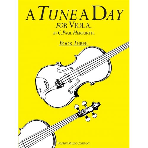 A TUNE A DAY FOR VIOLA BOOK THREE VLA - VIOLA