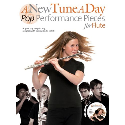 A NEW TUNE A DAY POP PERFORMANCE PIECES + CD - FLUTE