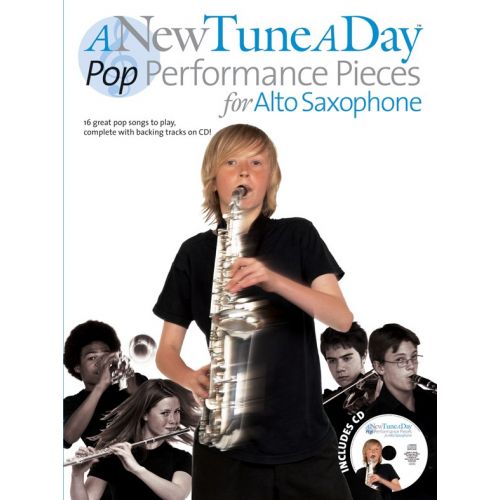 A NEW TUNE A DAY POP PERFORMANCE PIECES - + CD - ALTO SAXOPHONE
