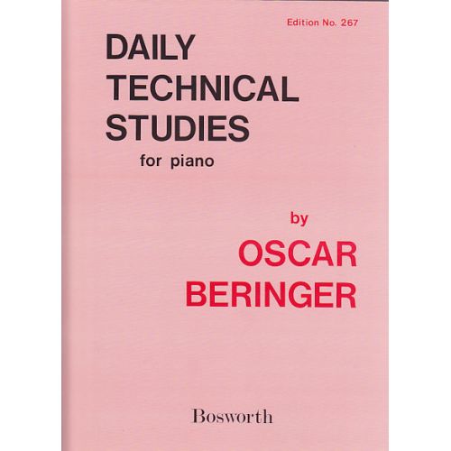BERINGER O. - DAILY TECHNICAL STUDIES - PIANO