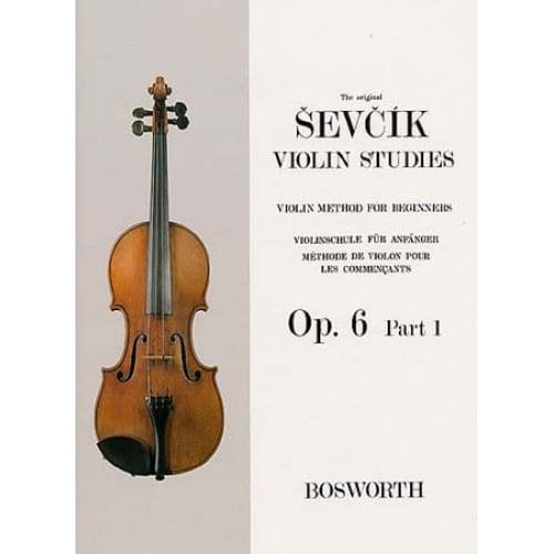 SEVCIK - VIOLIN STUDIES OP. 6 PART 1 - VIOLON