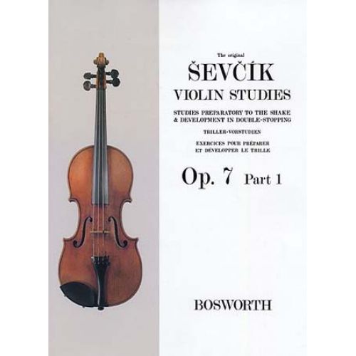 BOSWORTH SEVCIK - ETUDES OP.7 PART 1 - VIOLIN