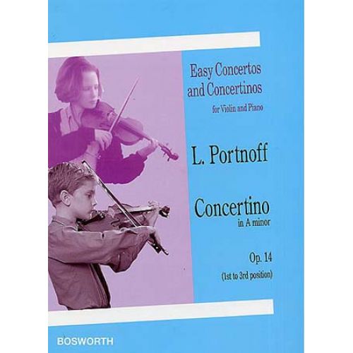 PORTNOFF - CONCERTINO EN LA MINEUR OP.14 - VIOLON, PIANO