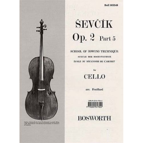 SEVCIK - OP.2 PART.5 - SCHOOL OF BOWING TECHNIQUE - CELLO