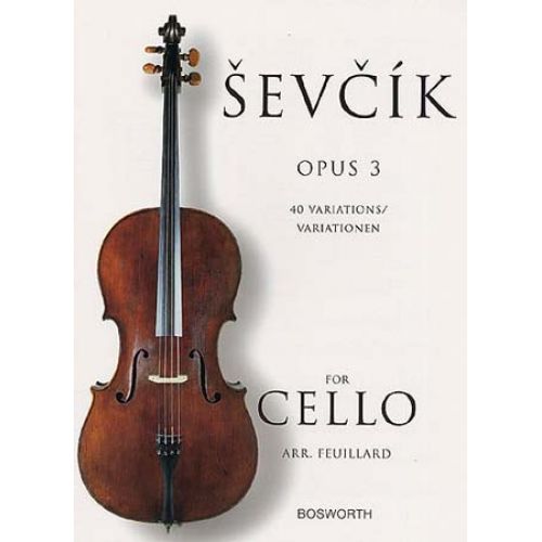 SEVCIK - ETUDES OP.3. 40 VARIATIONS - CELLO