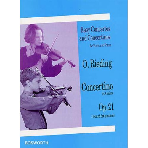 RIEDING OSCAR - CONCERTINO OP.21 EN LA MINEUR- VIOLON,PIANO