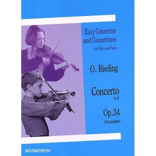 RIEDING - CONCERTO IN G OP.34 - VIOLON, PIANO