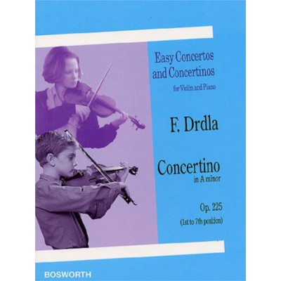 DRDLA F. - CONCERTINO IN A MINOR OP.225 - VIOLON ET PIANO 