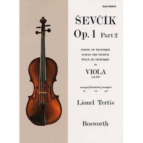 SEVCIK - OP.1 PART.2 - ECOLE DE LA TECHNIQUE - ALTO