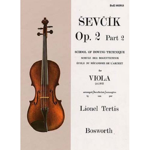 SEVCIK - ETUDES OP.2 PART 2 - BOWING TECHNIQUE - VIOLA