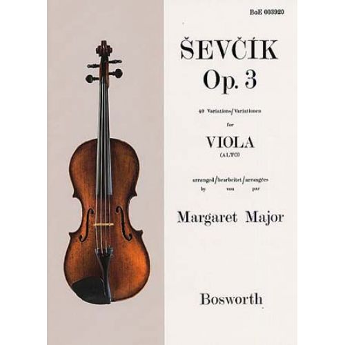 SEVCIK - 40 VARIATIONS OP.3 - VIOLA