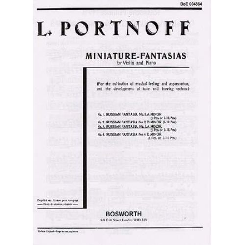  Portnoff L. - Fantaisie Russe N3