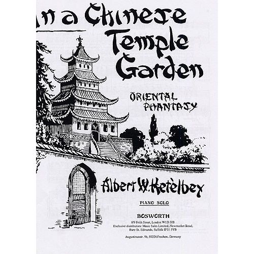 ALBERT KETELBEY - IN A CHINESE TEMPLE GARDEN - PIANO SOLO